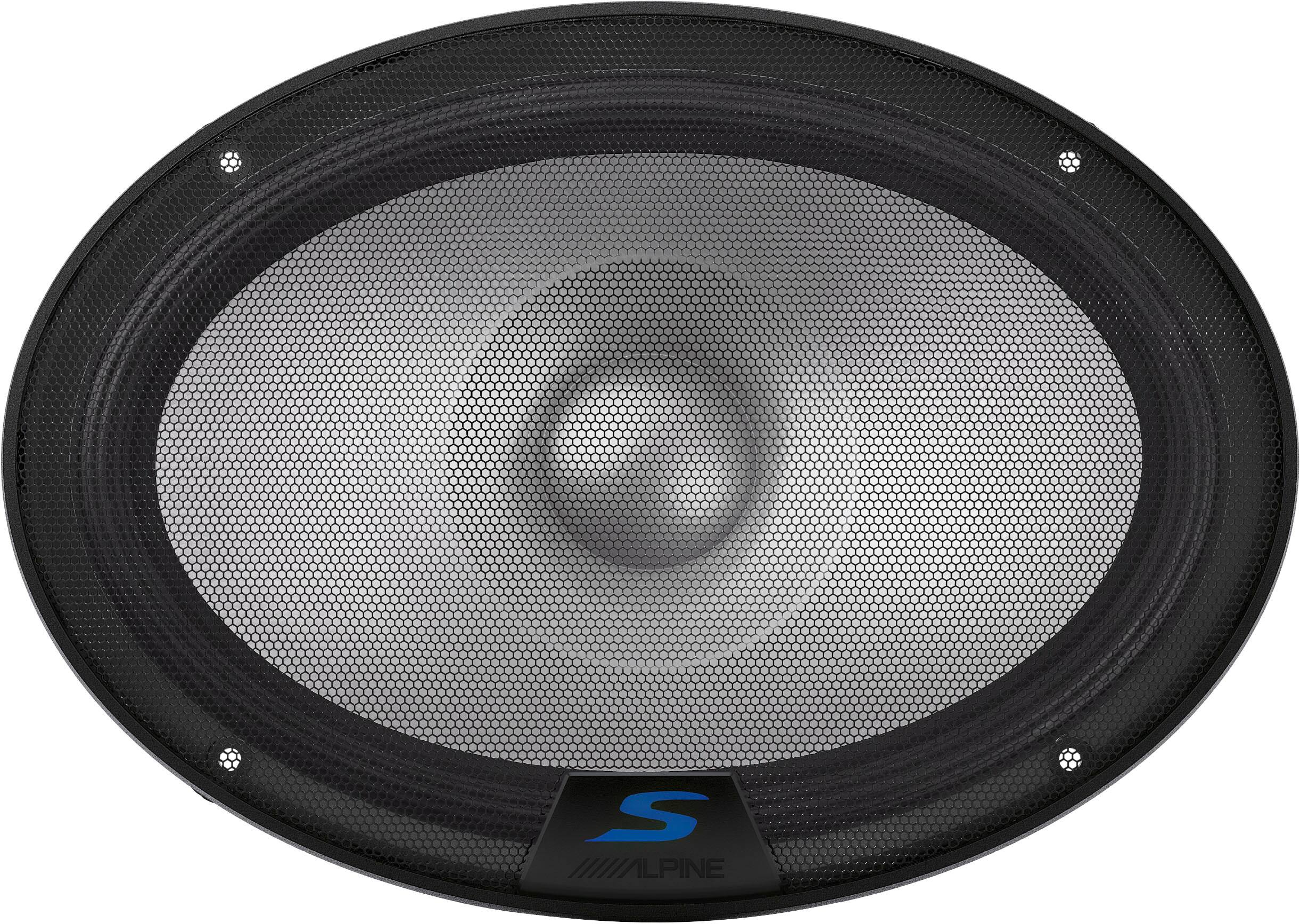 Alt View 12. Alpine - S-Series 6 x 9" Hi-Resolution Component Car Speakers with Glass Fiber Reinforced Cone (Pair) - Black.