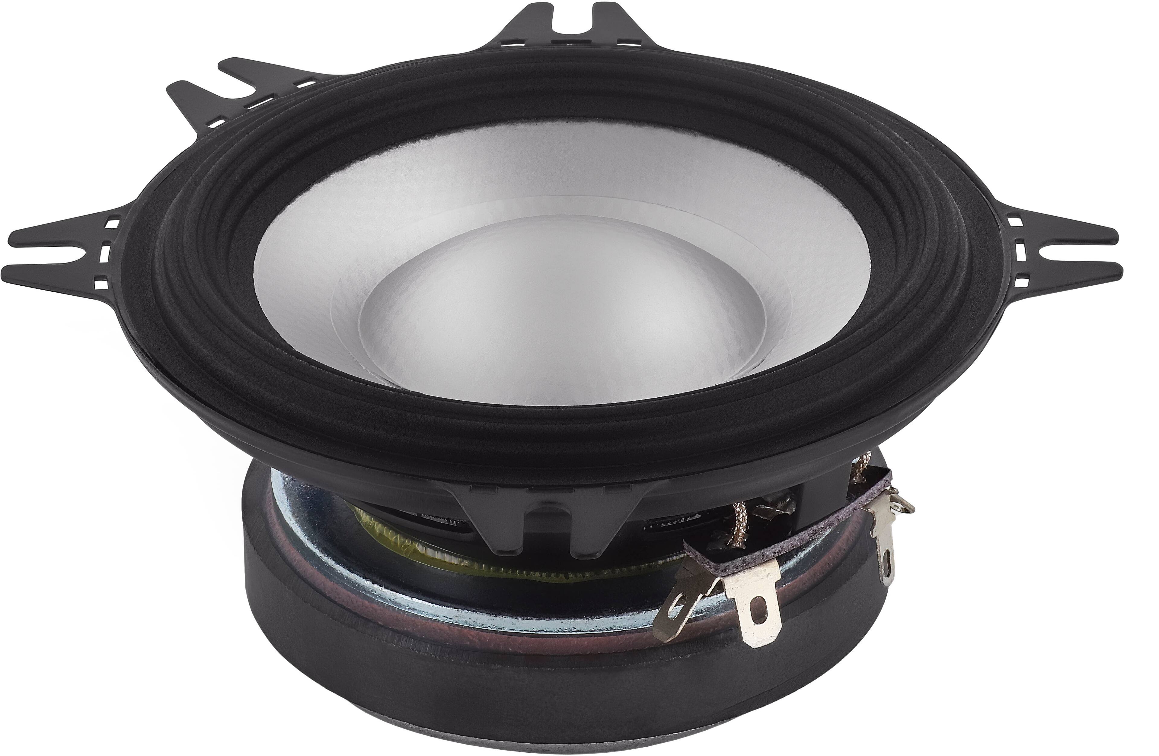 Angle. Alpine - S-Series 4" Hi-Resolution Component Car Speakers with Glass Fiber Reinforced Cone (Pair) - Black.