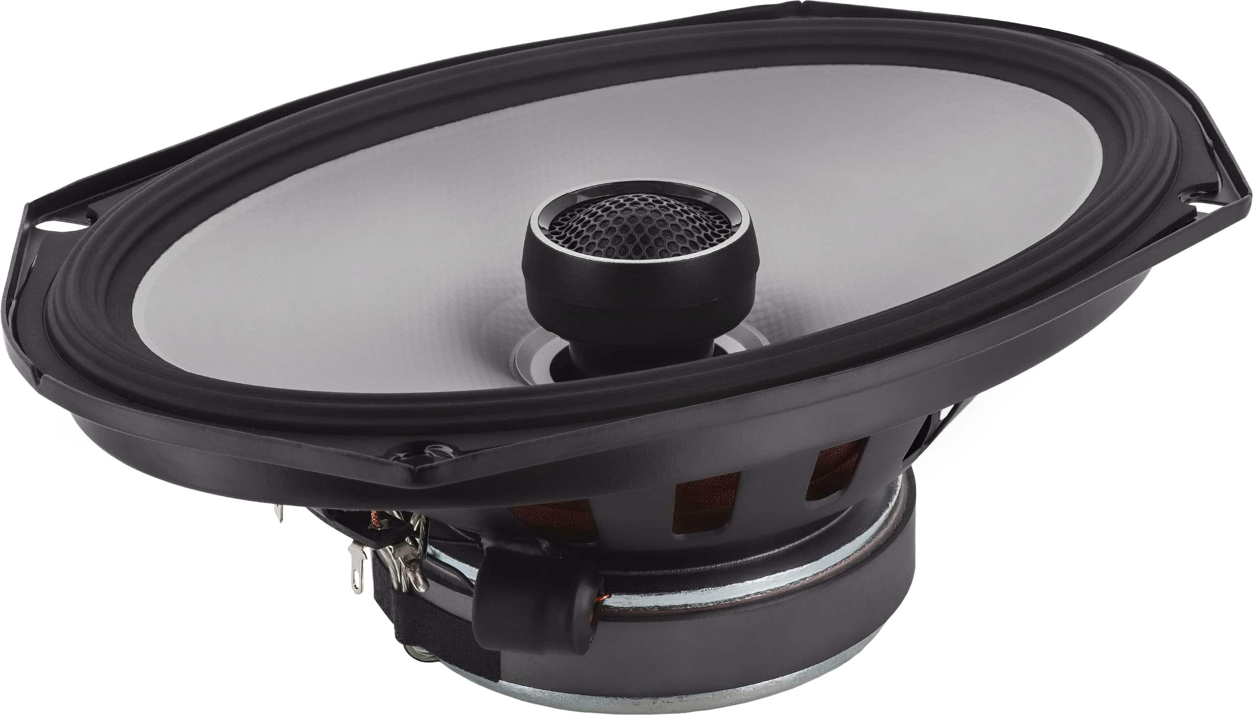 Angle. Alpine - S-Series 6 x 9" Hi-Resolution Coaxial Car Speakers with Glass Fiber Reinforced Cone (Pair) - Black.