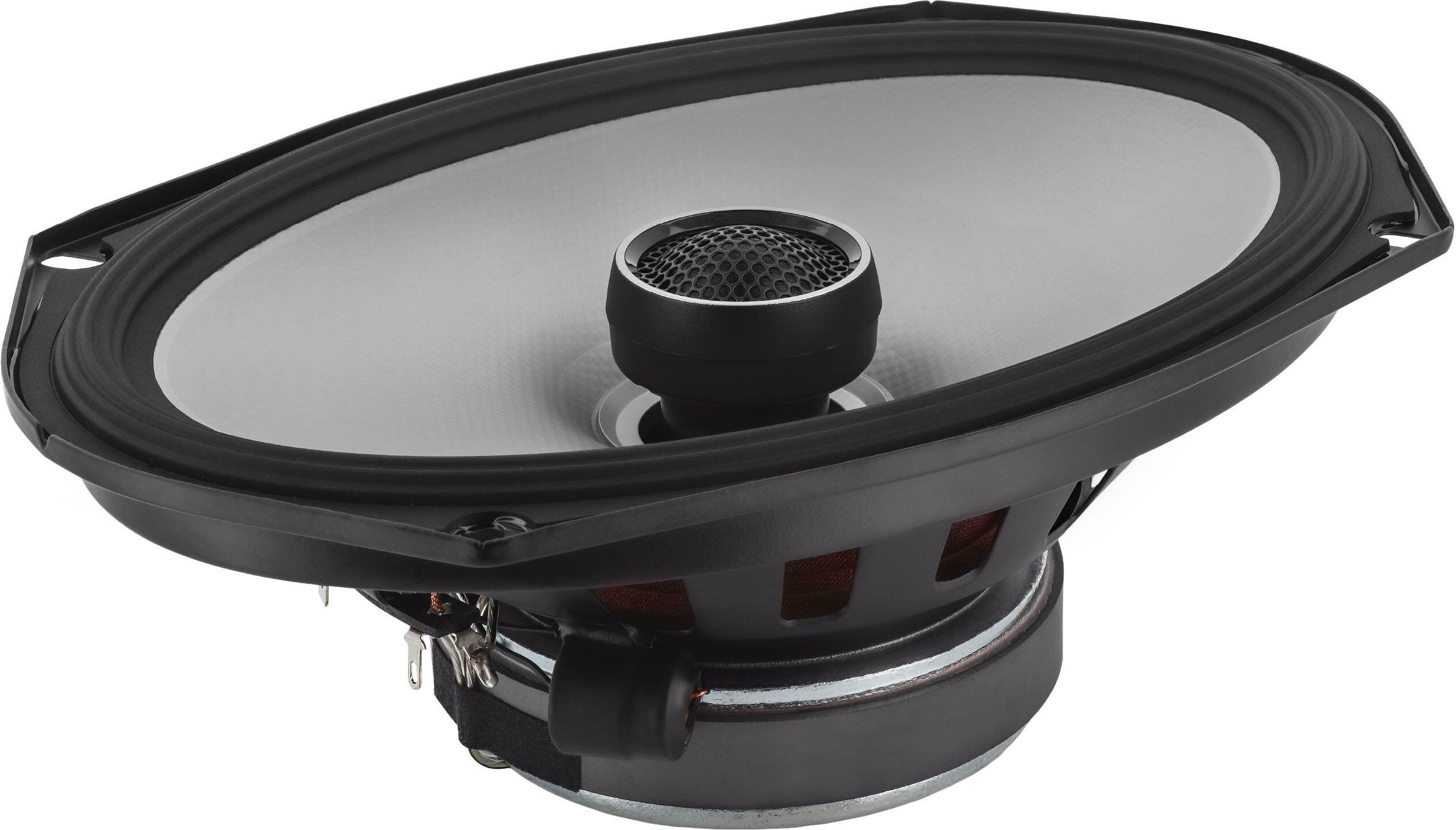 Angle. Alpine - S-Series 6 x 9" Hi-Resolution Coaxial Car Speakers with Glass Fiber Reinforced Cone (Pair) - Black.