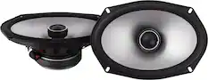 Front. Alpine - S-Series 6 x 9" Hi-Resolution Coaxial Car Speakers with Glass Fiber Reinforced Cone (Pair) - Black.