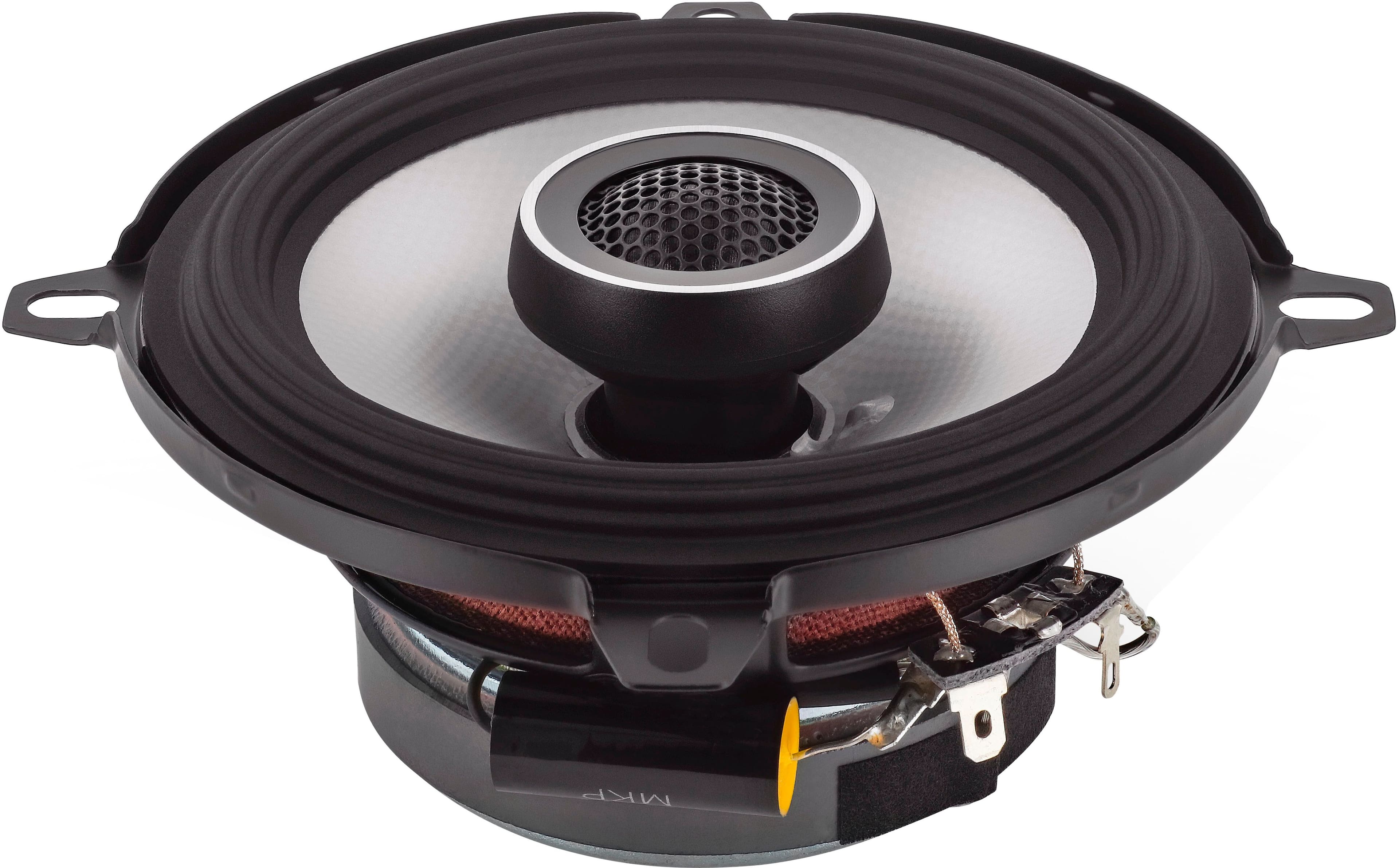Angle View: Alpine - S-Series 5" Hi-Resolution Coaxial Car Speakers with Glass Fiber Reinforced Cone (Pair) - Black