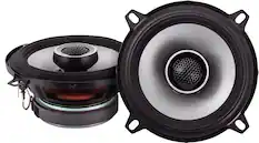 Front. Alpine - S-Series 5" Hi-Resolution Coaxial Car Speakers with Glass Fiber Reinforced Cone (Pair) - Black.