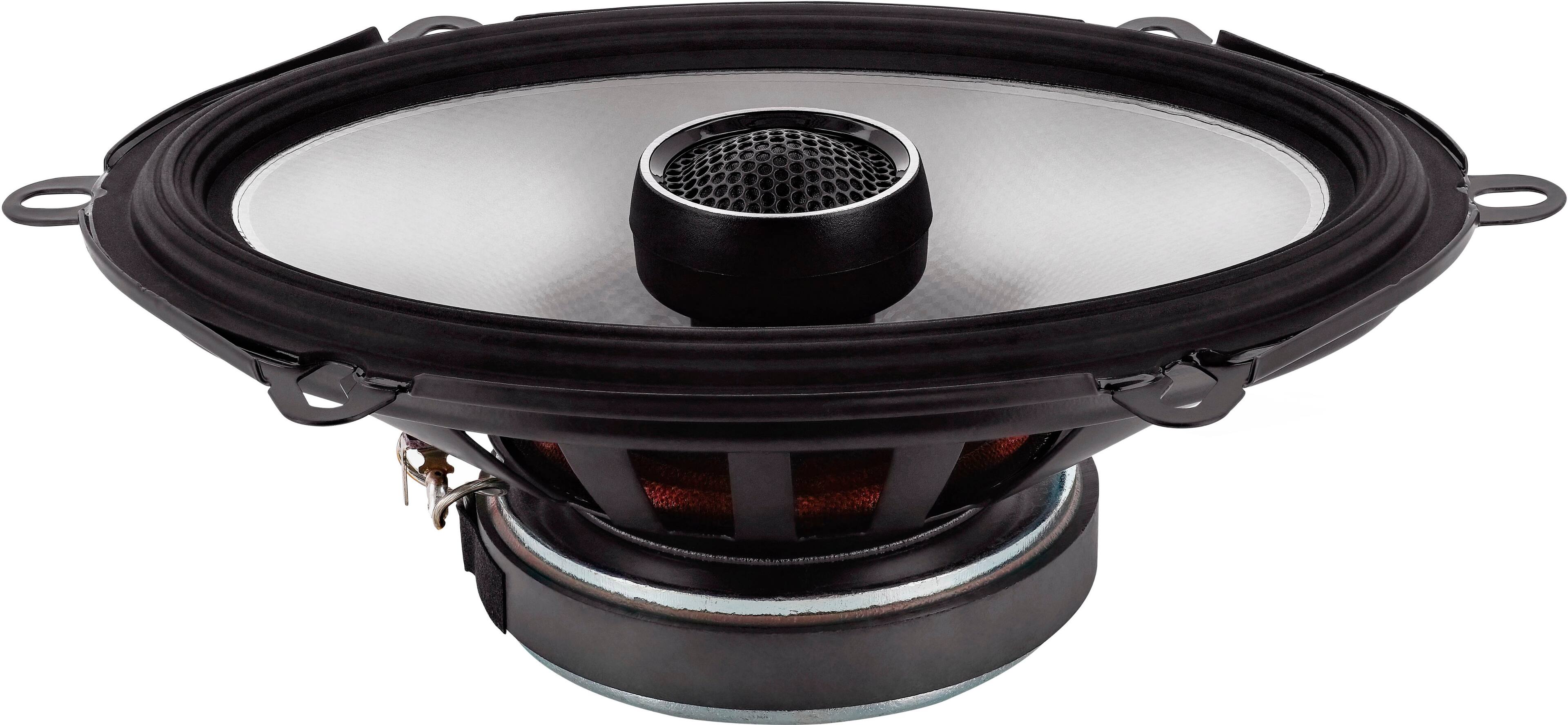 Left. Alpine - S-Series 6 x 8" Hi-Resolution Coaxial Car Speakers with Glass Fiber Reinforced Cone (Pair) - Black.