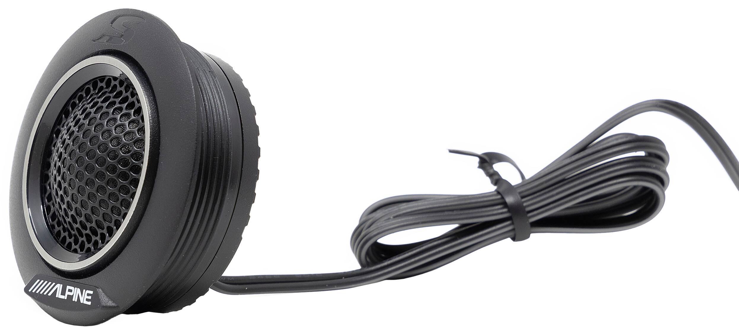 Alt View 13. Alpine - S-Series 6.5" Hi-Resolution Component Car Speakers with Glass Fiber Reinforced Cone (Pair) - Black.