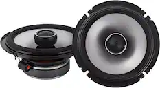 Front. Alpine - S-Series 6.5" 2-Way Hi-Resolution Coaxial Car Speakers with Glass Fiber Reinforced Cone (Pair) - Black.