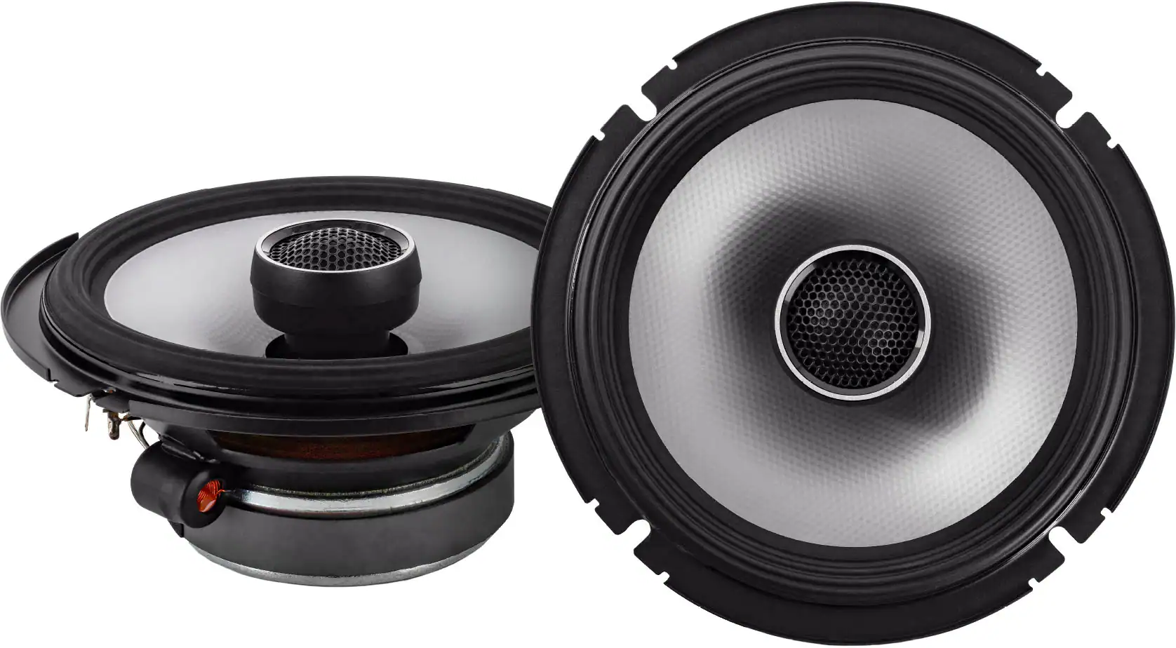 Alpine - S-Series 6.5" 2-Way Hi-Resolution Coaxial Car Speakers with Glass Fiber Reinforced Cone (Pair) - Black