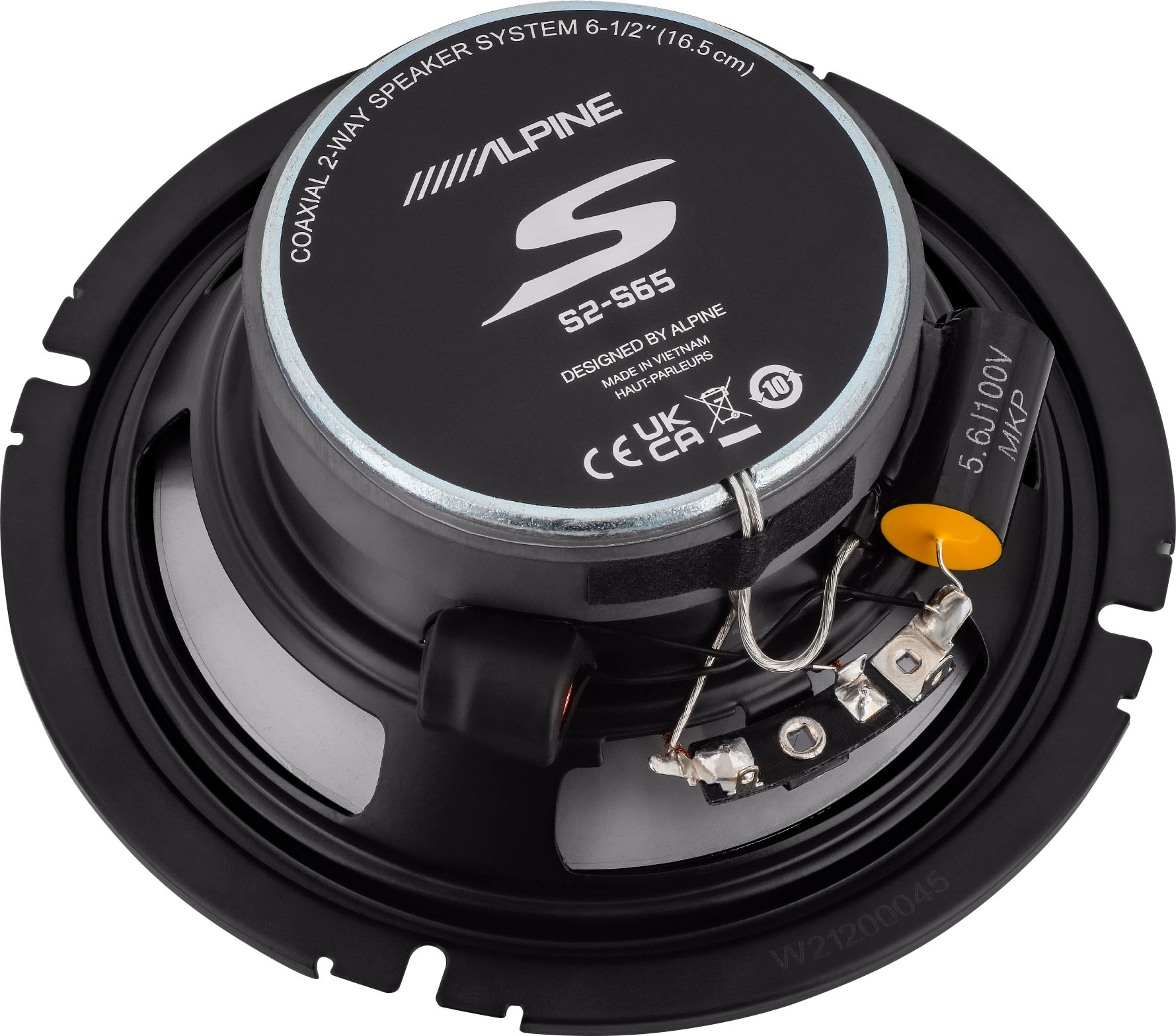 S-Series 2-Way Hi-Resolution Car Speakers Glass Fiber Reinforced Cone (Pair) Black S2-S65 - Best Buy
