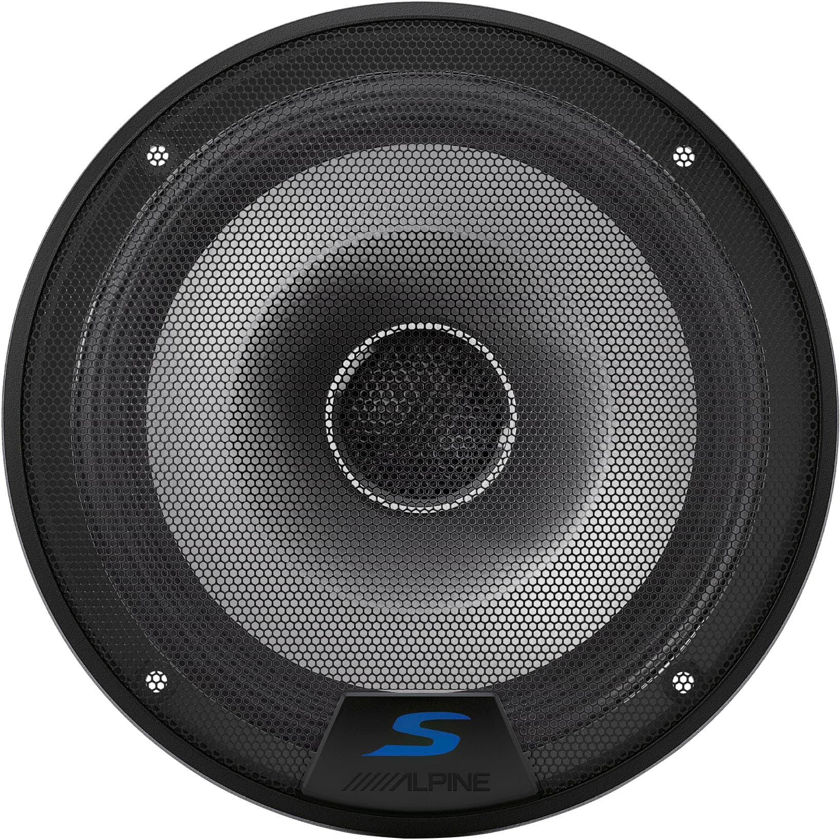 Alt View 13. Alpine - S-Series 6.5" 2-Way Hi-Resolution Coaxial Car Speakers with Glass Fiber Reinforced Cone (Pair) - Black.