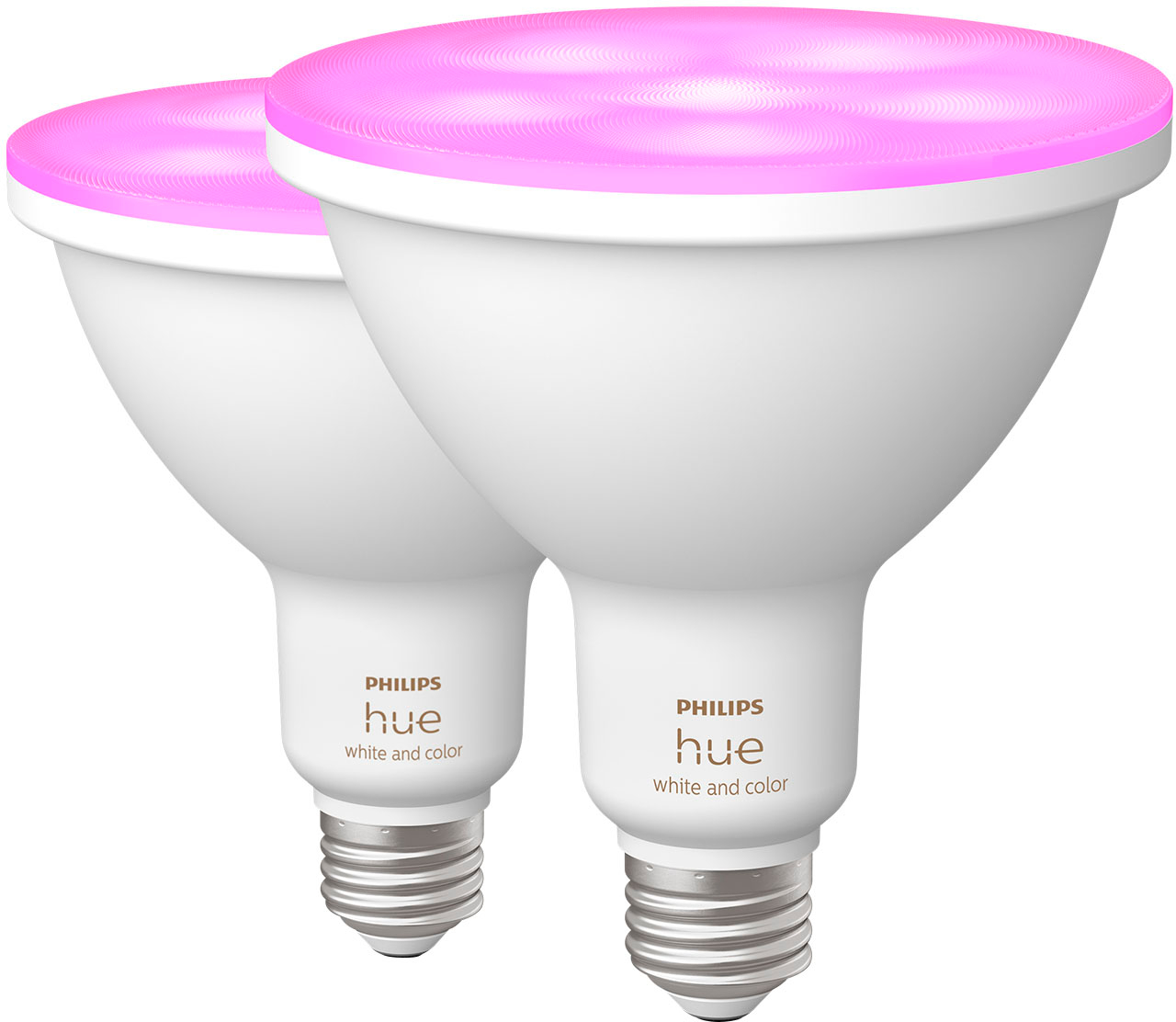 Philips Hue PAR38 100W Smart LED Bulb (2-Pack) White and Color 
