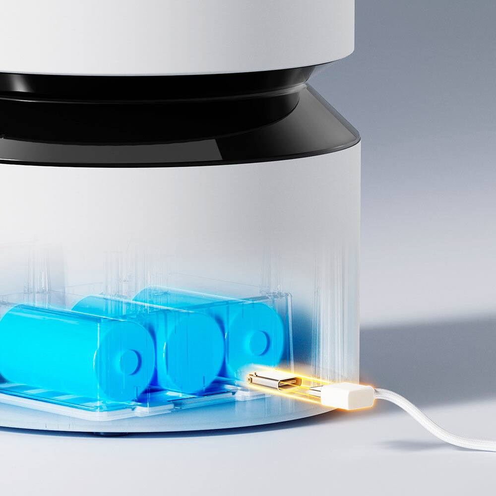 Alt View 19. PETLIBRO - Granary WiFi Stainless Steel Dual Food Tray 5L Automatic Dog and Cat Feeder with Voice Recorder - White.