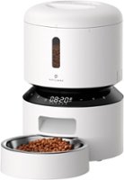 PETLIBRO - Granary Stainless Steel 3L Automatic Dog and Cat Feeder with Voice Recorder - White - Front_Zoom