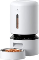 PETLIBRO - Granary WiFi Stainless Steel 5L Automatic Dog and Cat Feeder with Voice Recorder - White - Front_Zoom