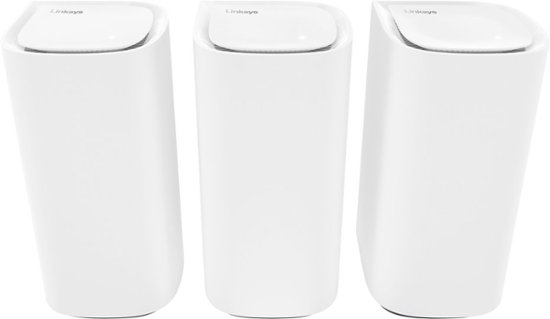 Front Zoom. Linksys - Velop Pro 6E AXE5400 Tri-Band Mesh Wi-Fi 6E System - White.