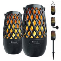 DBSOARS - Torchlight Bluetooth Speakers 4 Pack - Black - Front_Zoom