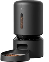PETLIBRO - Granary WiFi Stainless Steel 5L Automatic Dog and Cat Feeder with Camera Monitoring - Black - Front_Zoom