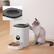 Alt View 15. PETLIBRO - Stainless Steel 4L Automatic Dog and Cat Feeder with Voice Recorder - White.
