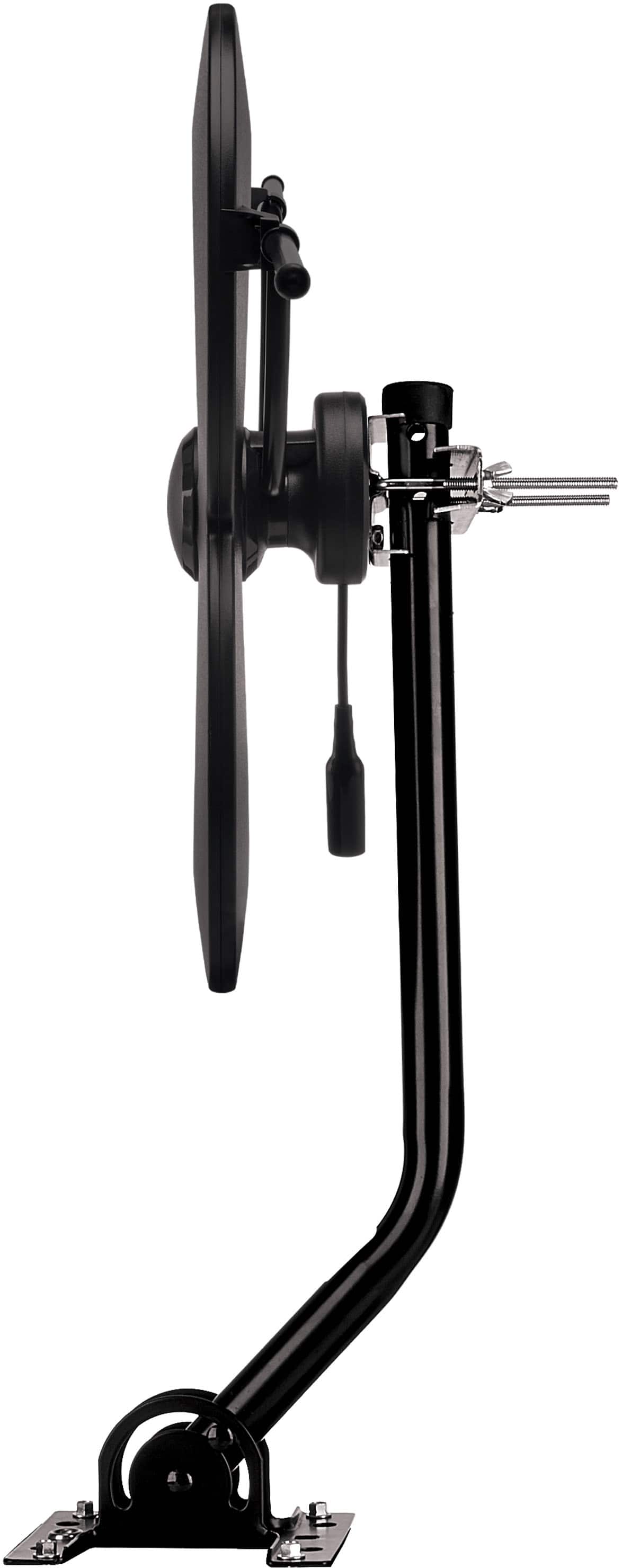 Left. Antennas Direct - ClearStream MAX-XR Indoor/Outdoor HDTV Antenna 60-Mile Range - Black.