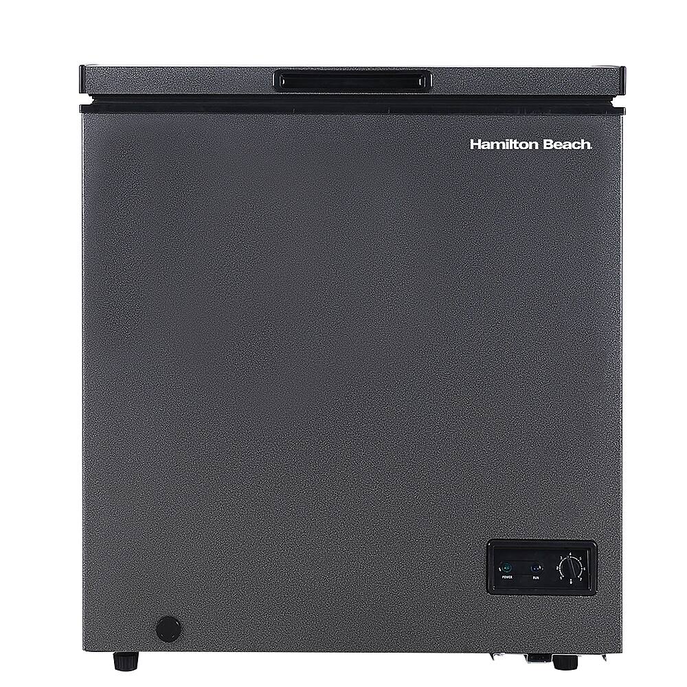 Alt View 2. Hamilton Beach - 5.0 Cu Ft Chest Freezer with Unique Granite Finish - Black.
