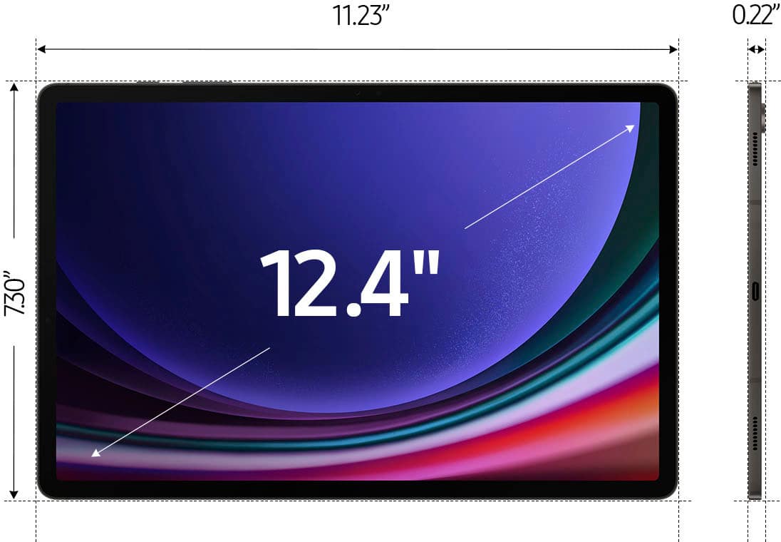 Samsung – Galaxy Tab S9+ – 12.4″ 256GB – Wi-Fi – with S-Pen – Graphite Sansujyuku sansujyuku.com