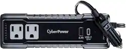 CyberPower - M175XUC 175 W Power Inverter - Black - Front_Zoom