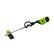 Left. Greenworks - 80V 8” Brushless Edger with 2.0 Ah Battery and Charger - Green.