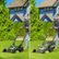 Alt View 16. Greenworks - 80 Volt 25" Dual Blade Cordless Self-Propelled Lawn Mower (Battery & Charger Not Included) - Green.