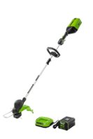 Greenworks - 80 Volt 13" TORQDRIVE String Trimmer with (1) 2 Ah Battery and Charger - Green - Front_Zoom
