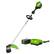 Alt View 12. Greenworks - 80V 13” TORQDRIVE String Trimmer with 2.0 Ah Battery and Charger - Black/Green.