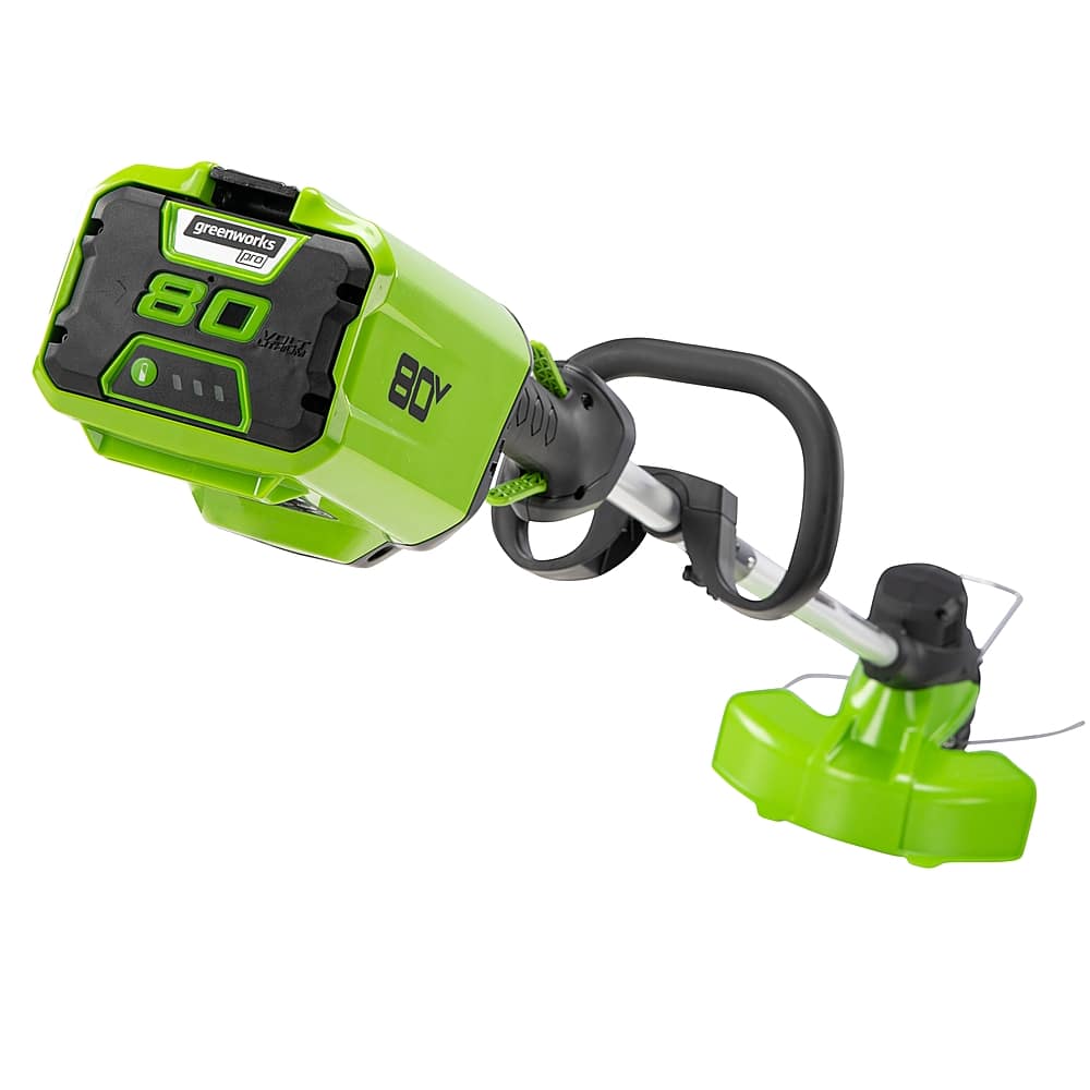 Alt View 20. Greenworks - 80V 13” TORQDRIVE String Trimmer with 2.0 Ah Battery and Charger - Black/Green.