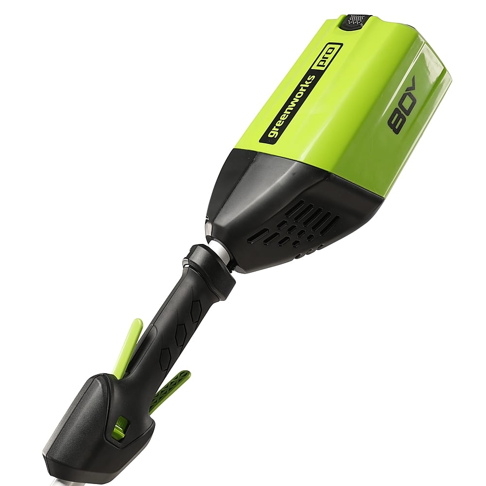 Alt View 21. Greenworks - 80V 13” TORQDRIVE String Trimmer with 2.0 Ah Battery and Charger - Black/Green.