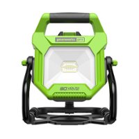 Greenworks - 80 Volt AC/DC 2,500 LED Lumen Work Light (Battery & Charger Not Included) - Green - Front_Zoom