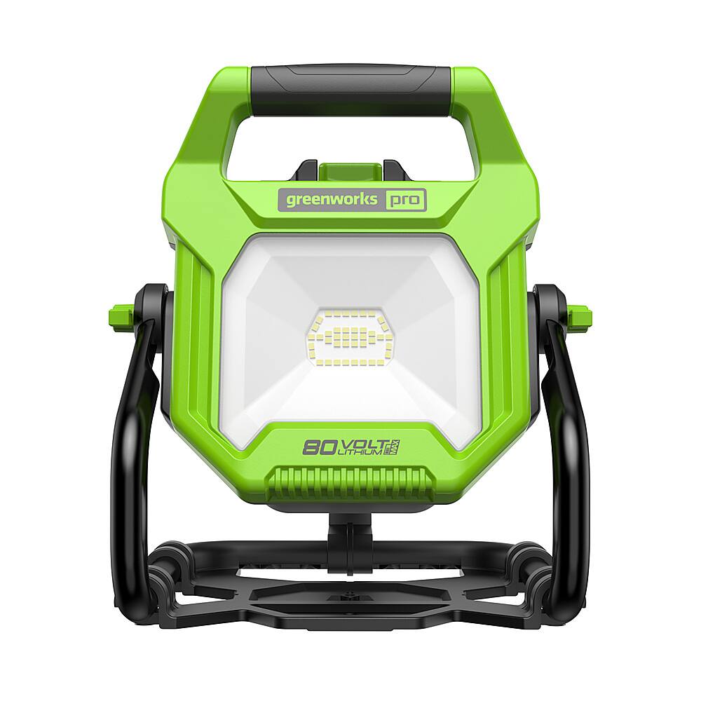Greenworks - 80 Volt AC/DC 2,500 LED Lumen Work Light (Battery & Charger Not Included) - Green
