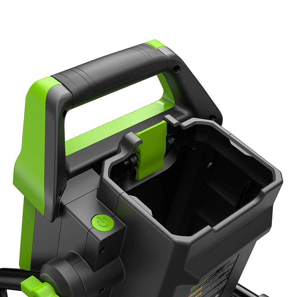 Alt View 2. Greenworks - 80 Volt AC/DC 2,500 LED Lumen Work Light (Battery & Charger Not Included) - Green.