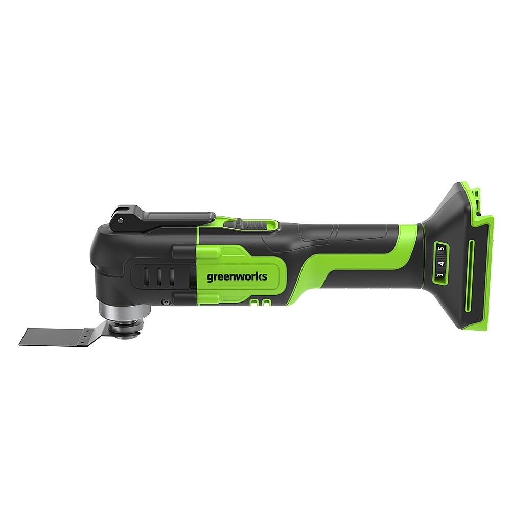 Back. Greenworks - Multi Tool w. 2AH battery, 2A charger - Green.