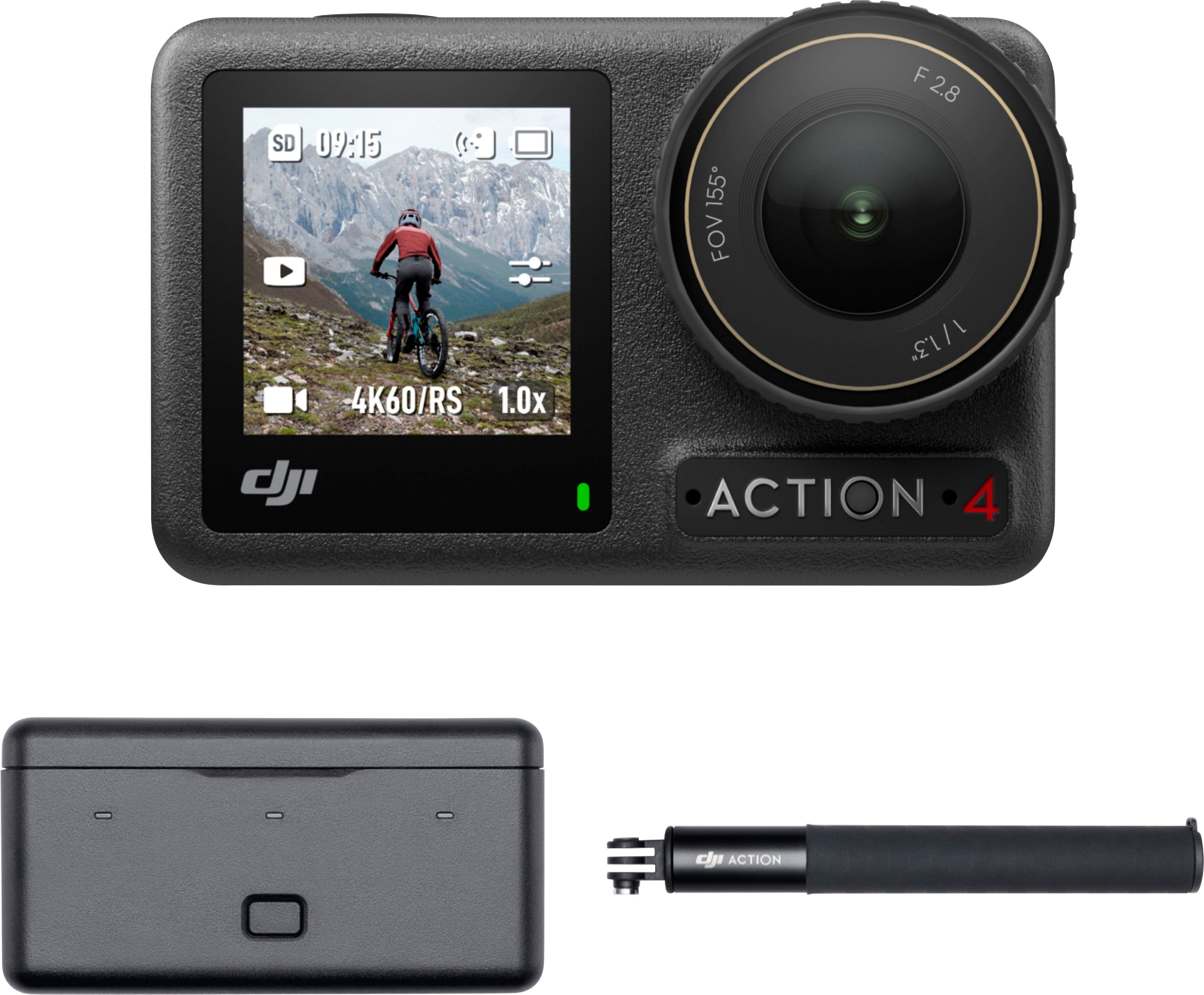 DJI Osmo Action 4 4K Action Camera Adventure Bundle Gray CP.OS