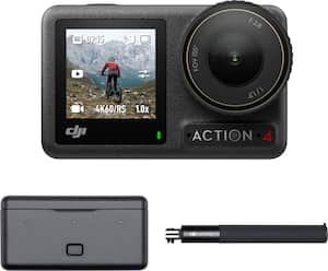 DJI - Osmo Action 4 4K Action Camera Adventure Bundle - Gray