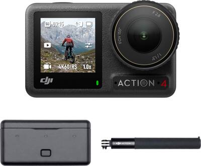 DJI Osmo Action 4 4K Action Camera Adventure Bundle Gray CP.OS DJI Osmo Action 4 4K Action Camera Adventure Bundle Gray CP.OS