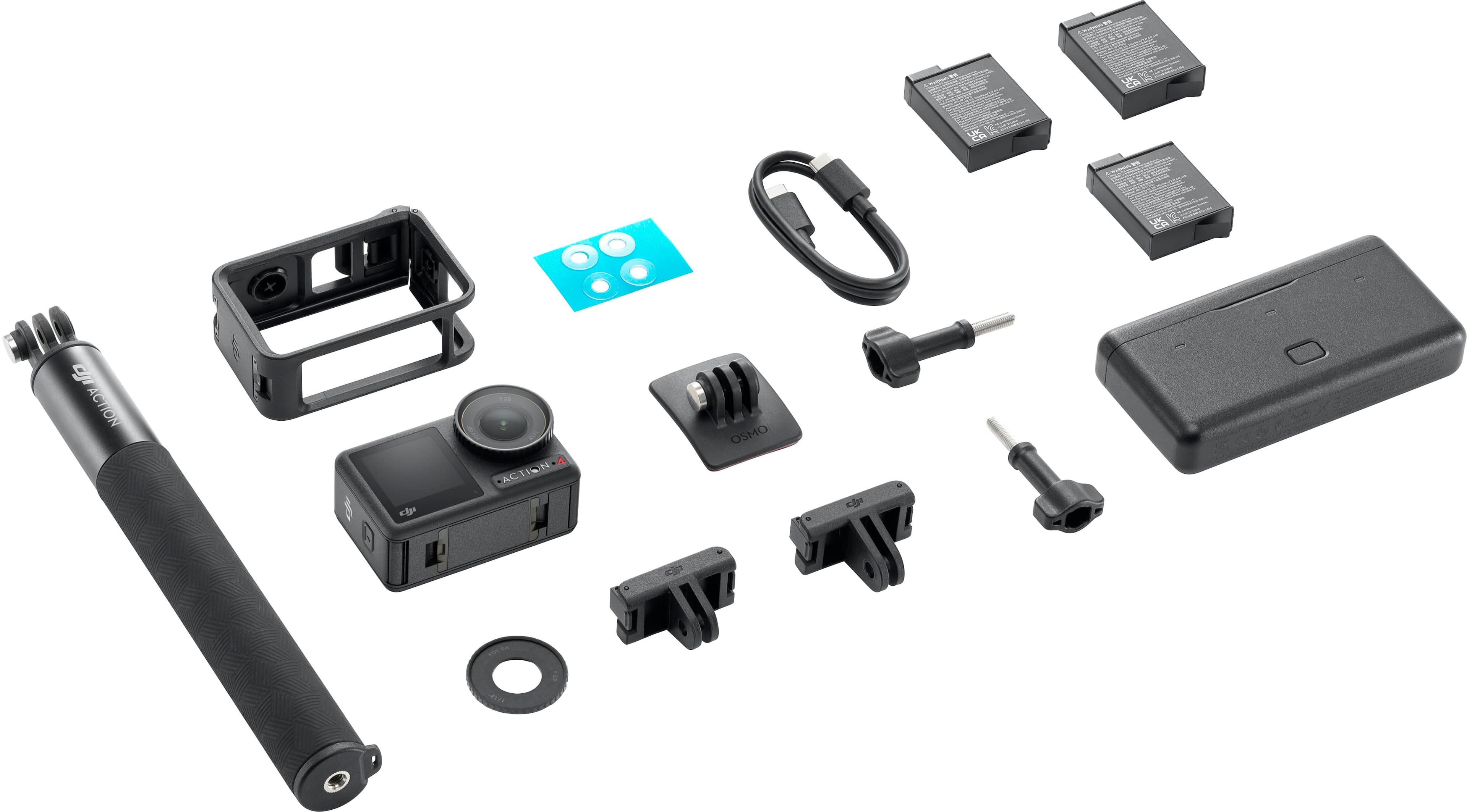 Alt View 12. DJI - Osmo Action 4 4K Action Camera Adventure Bundle - Gray.