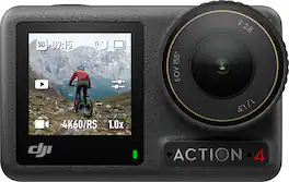 DJI - Osmo Action 4 4K Action Camera Standard Bundle - Gray