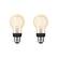 Angle. Philips - Hue Filament A19 Bluetooth 40W Smart LED Bulb (2-Pack) - White Ambiance.