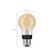 Left. Philips - Hue Filament A19 Bluetooth 40W Smart LED Bulb (2-Pack) - White Ambiance.