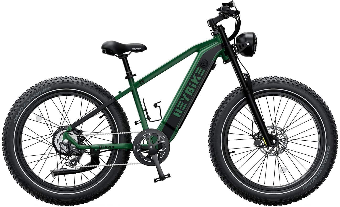 Heybike - Brawn Ebike w/ 65mi Max Operating Range & 28 mph Max Speed-for Any Terrain-UL Certified - Green - Front_Zoom