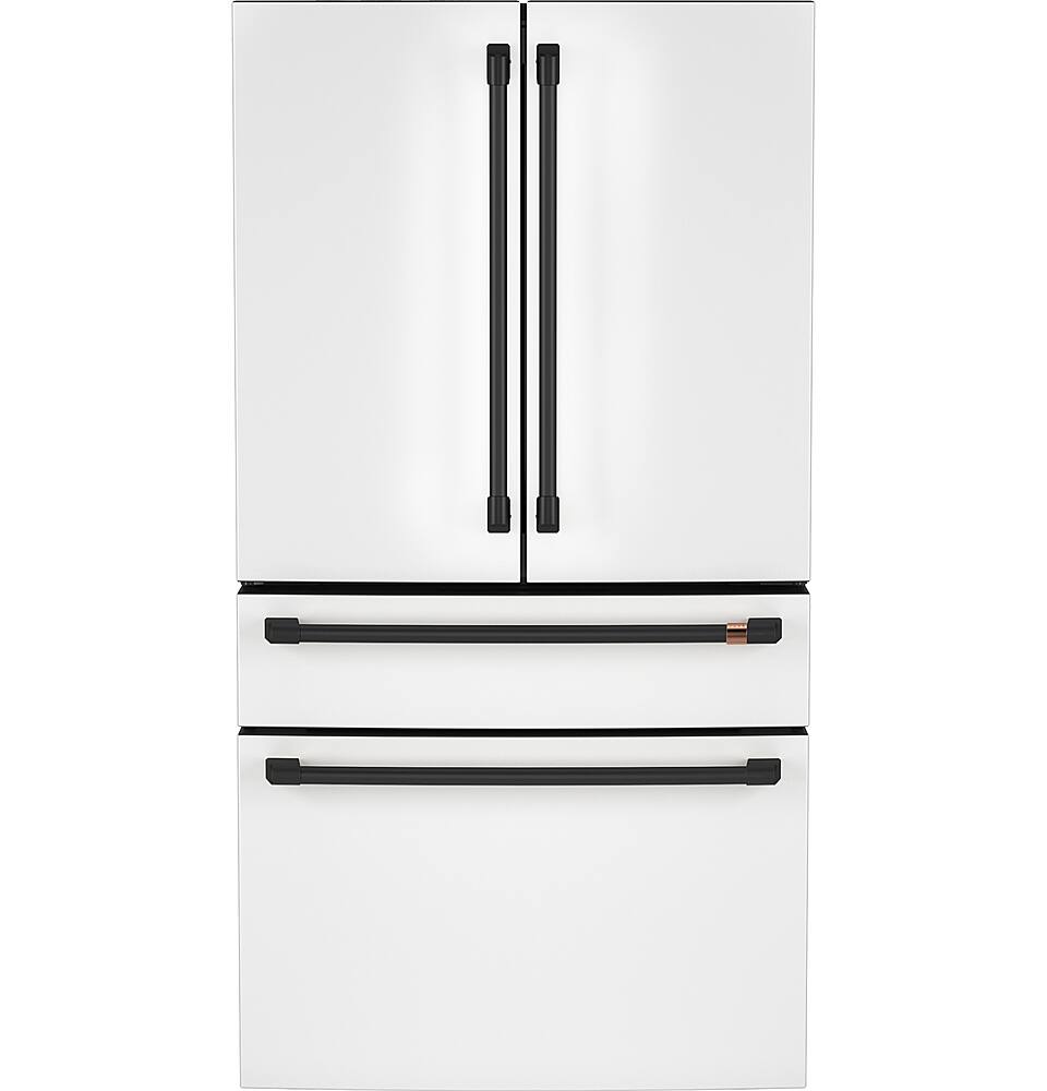 Alt View 16. Café - 28.7 Cu. Ft. 4 Door French Door Refrigerator with Dual Dispense Auto Fill Pitcher - Matte White.