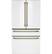 Alt View 17. Café - 28.7 Cu. Ft. 4 Door French Door Refrigerator with Dual Dispense Auto Fill Pitcher - Matte White.