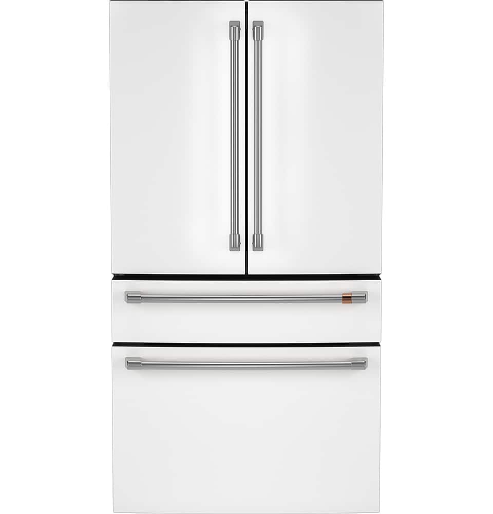 Alt View 18. Café - 28.7 Cu. Ft. 4 Door French Door Refrigerator with Dual Dispense Auto Fill Pitcher - Matte White.
