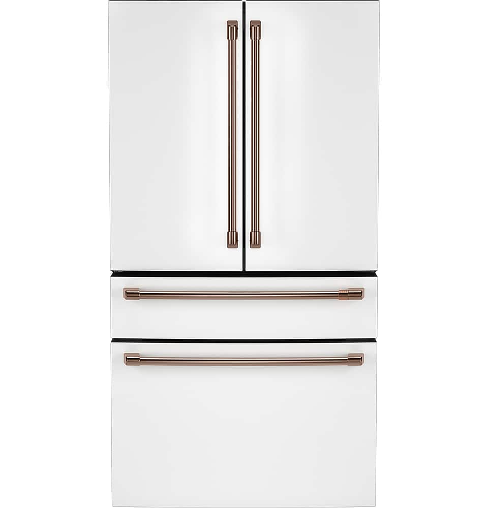 Alt View 19. Café - 28.7 Cu. Ft. 4 Door French Door Refrigerator with Dual Dispense Auto Fill Pitcher - Matte White.