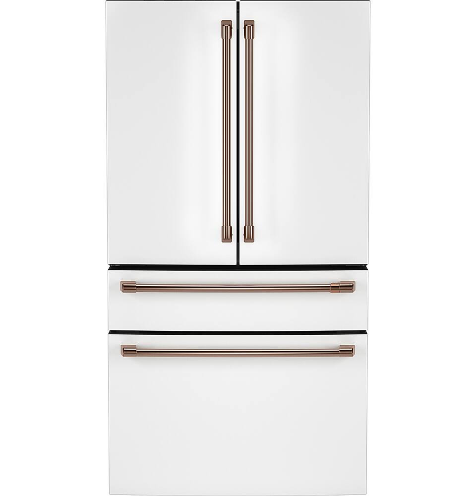 Alt View 19. Café - 28.7 Cu. Ft. 4 Door French Door Refrigerator with Dual Dispense Auto Fill Pitcher - Matte White.