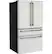 Alt View 3. Café - 28.7 Cu. Ft. 4 Door French Door Refrigerator with Dual Dispense Auto Fill Pitcher - Matte White.