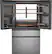 Alt View 4. Café - 28.7 Cu. Ft. 4 Door French Door Refrigerator with Dual Dispense Auto Fill Pitcher - Platinum Glass.